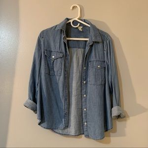 Lightweight Jean Button Down “Jacket”